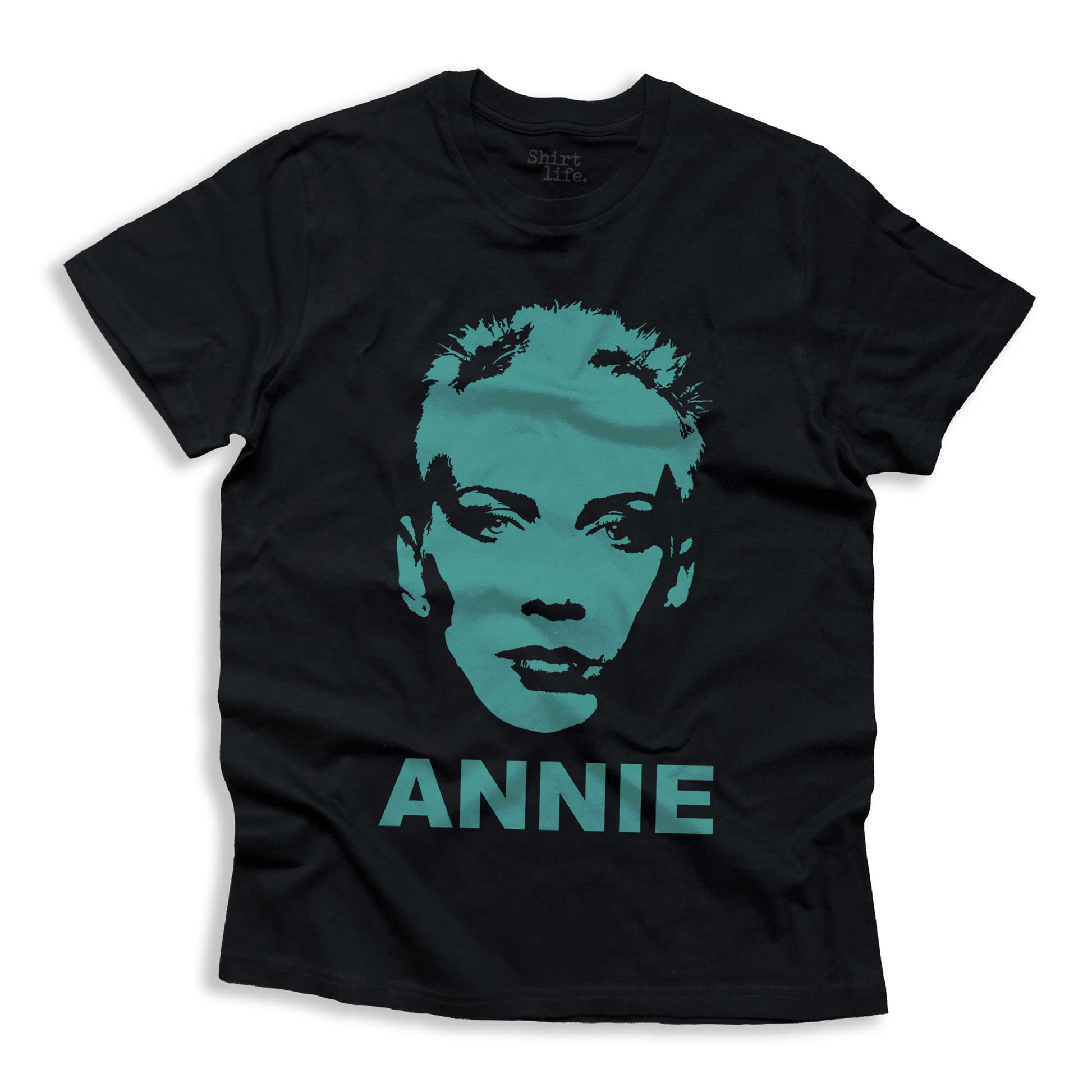 Annie Lennox shirt front