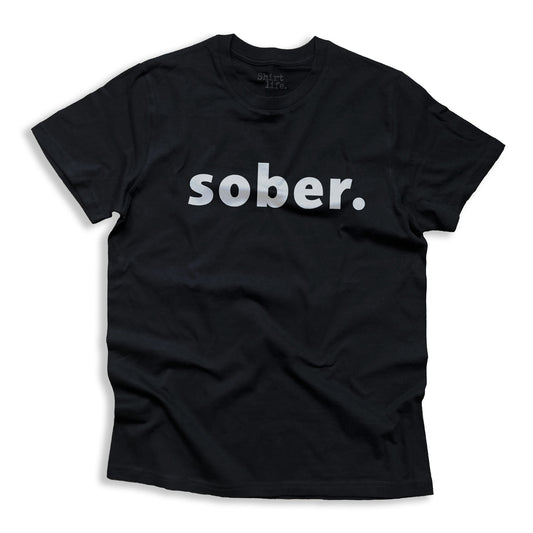 sober black shirt 