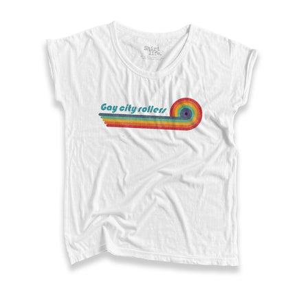 Gay city rollers slub shirt white