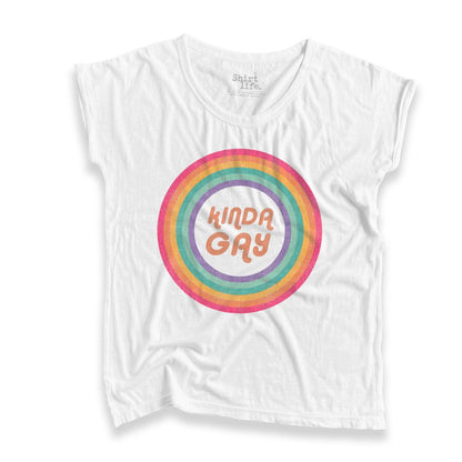 Kind of gay slub shirt white