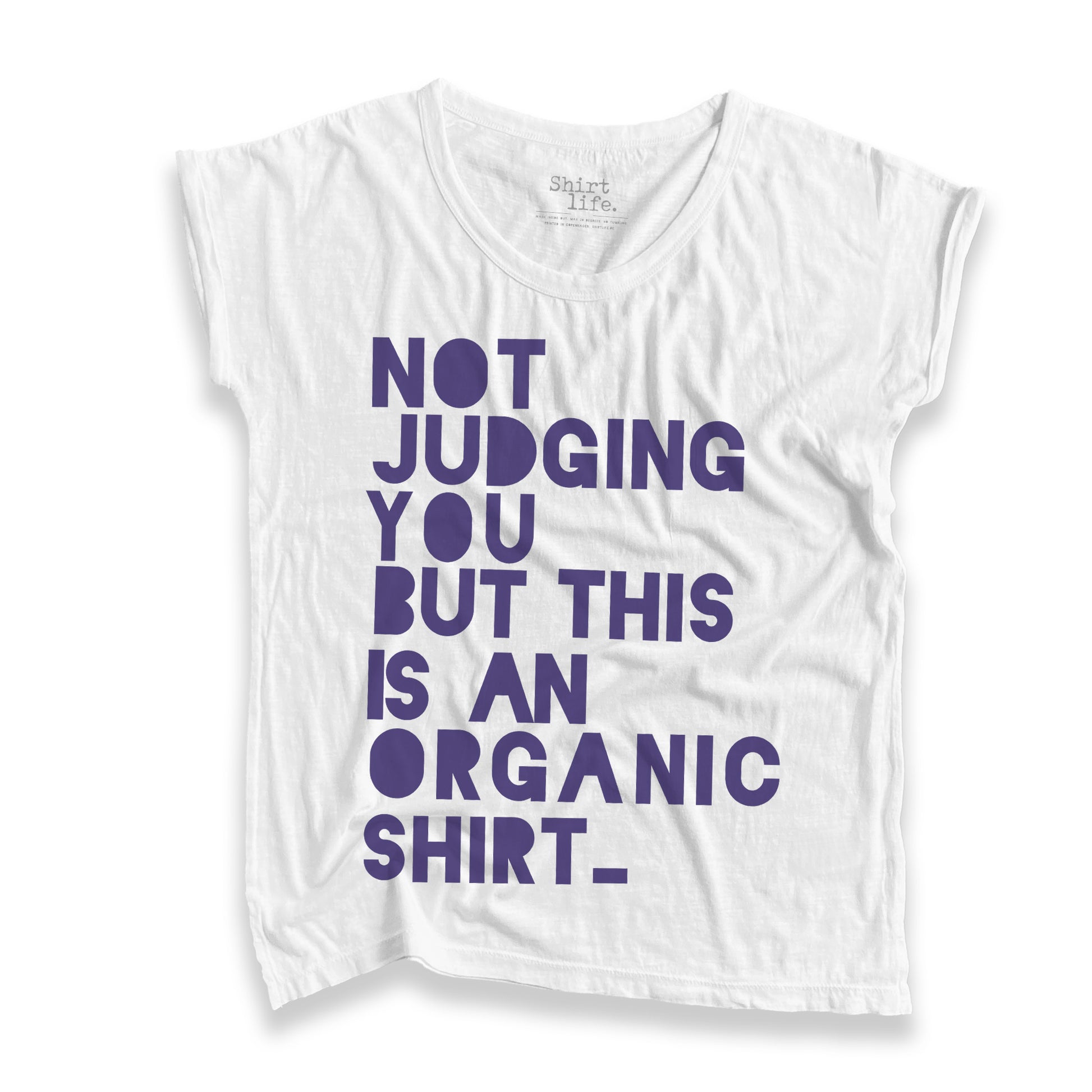 NOT JUDGING SLUB | WHITE - Slap Me! Shop 